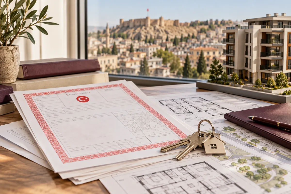 Gaziantep konut alımında tapu ve proje kontrolü